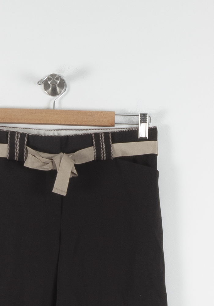 Bermuda Noir et Beige - Taille M/38 de la marque Caroll | PARAD84804 - Vendu par Paradigme - Image 3
