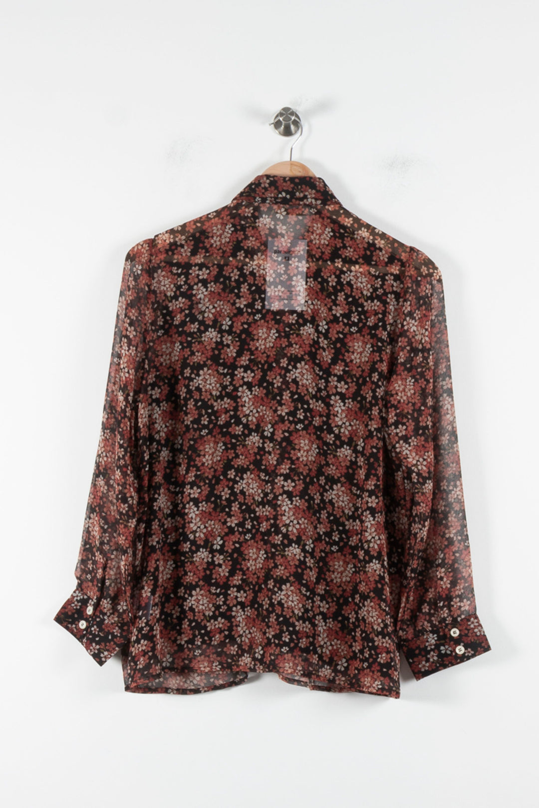 Chemise Fleurie Noire et Rouge - Taille L/40 de la marque La Petite Etoile | PARAD84809 - Vendu par Paradigme - Image 4