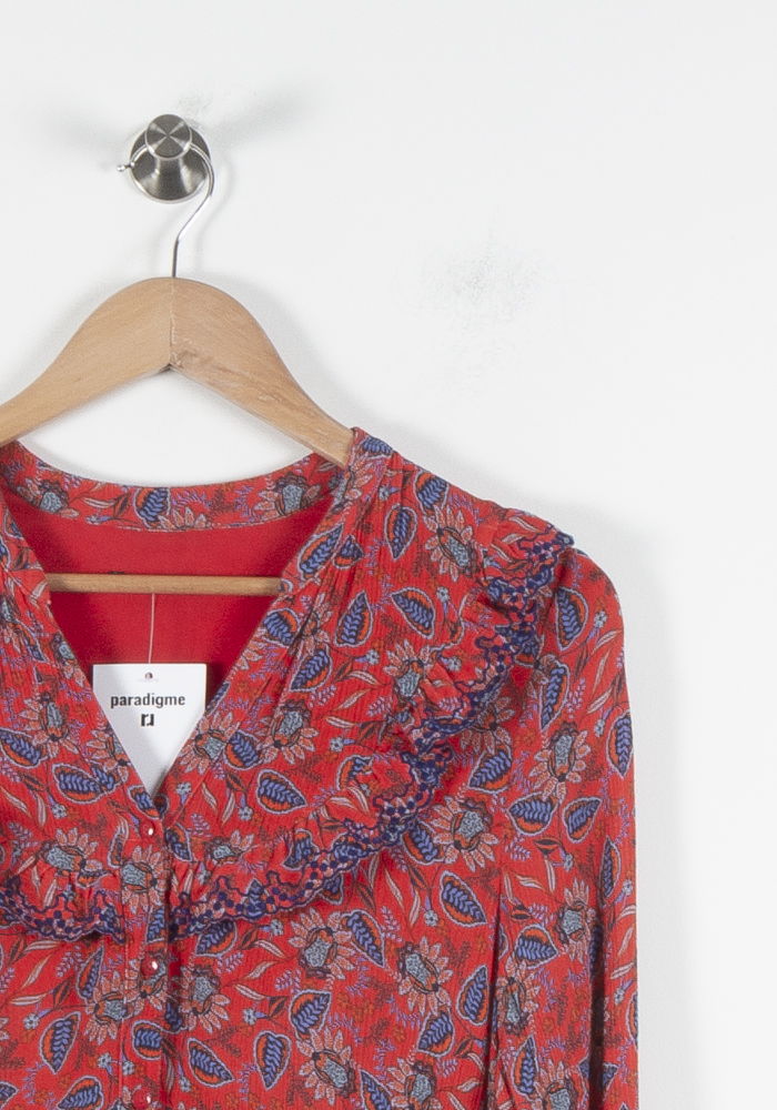 Robe Longue Rouge et Bleue - Taille M/38 de la marque One Step | PARAD84810 - Vendu par Paradigme - Image 3