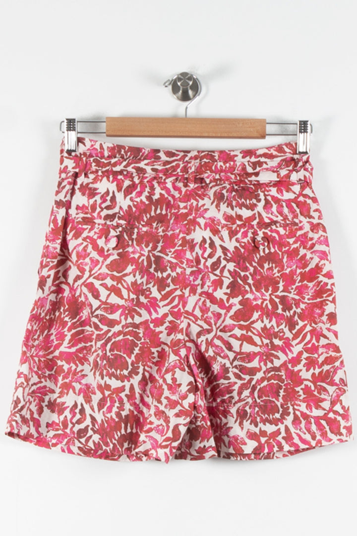 Short Rouge et Blanc - Taille S/36 de la marque Weekend Max Mara | PARAD84828 - Vendu par Paradigme - Image 4