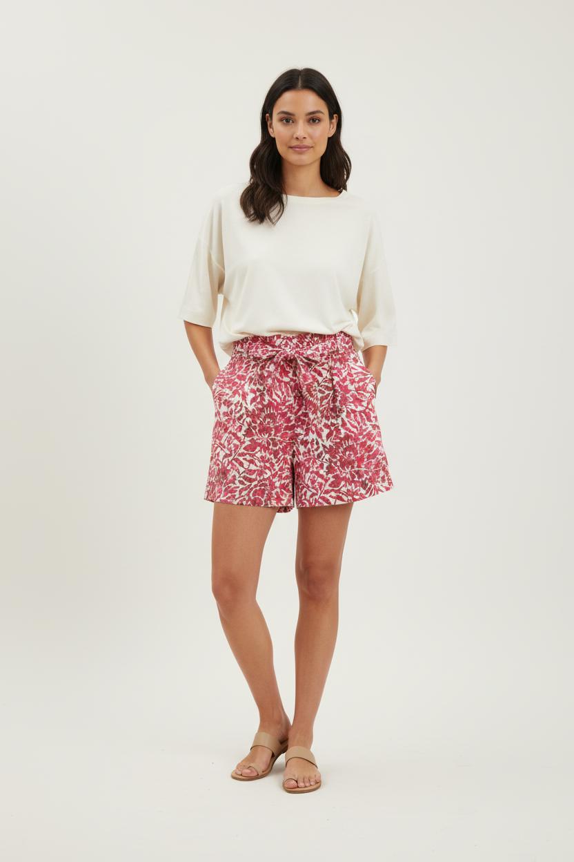 Short Rouge et Blanc - Taille S/36 de la marque Weekend Max Mara | PARAD84828 - Vendu par Paradigme - Image 1