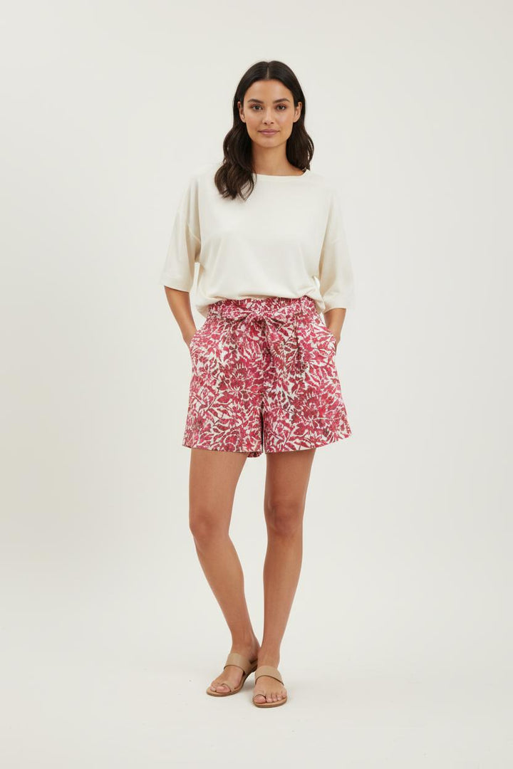 Short Rouge et Blanc - Taille S/36 de la marque Weekend Max Mara | PARAD84828 - Vendu par Paradigme - Image 1