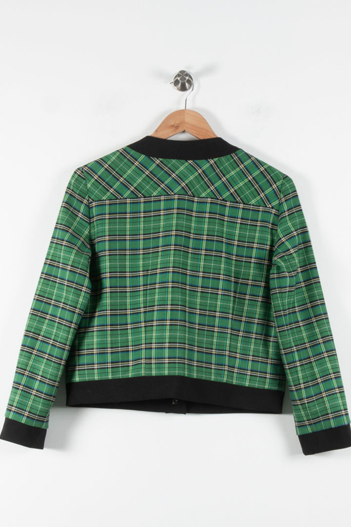 Veste Courte Verte et Noire - Taille M/38 de la marque Maje | PARAD84829 - Vendu par Paradigme - Image 4