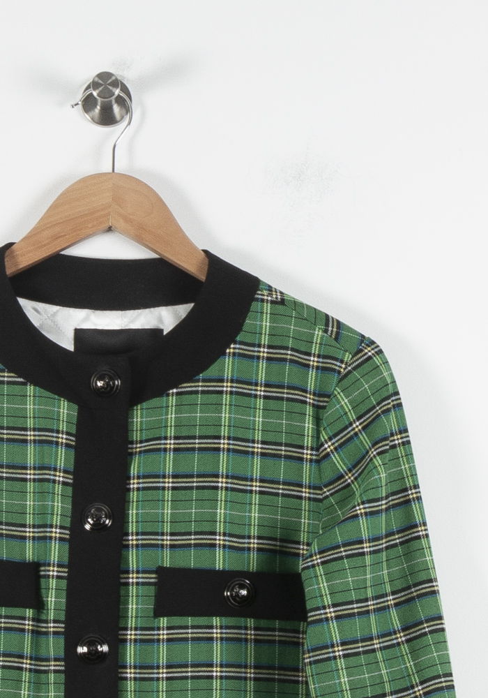 Veste Courte Verte et Noire - Taille M/38 de la marque Maje | PARAD84829 - Vendu par Paradigme - Image 3
