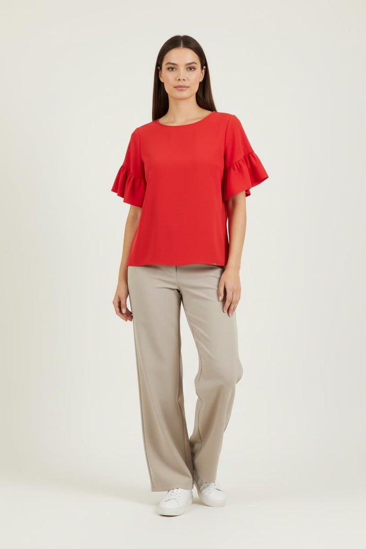 Blouse Rouge - Taille L/40 de la marque Liu Jo | PARAD84830 - Vendu par Paradigme - Image 1