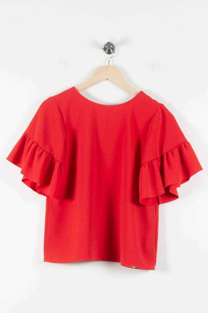 Blouse Rouge - Taille L/40 de la marque Liu Jo | PARAD84830 - Vendu par Paradigme - Image 2