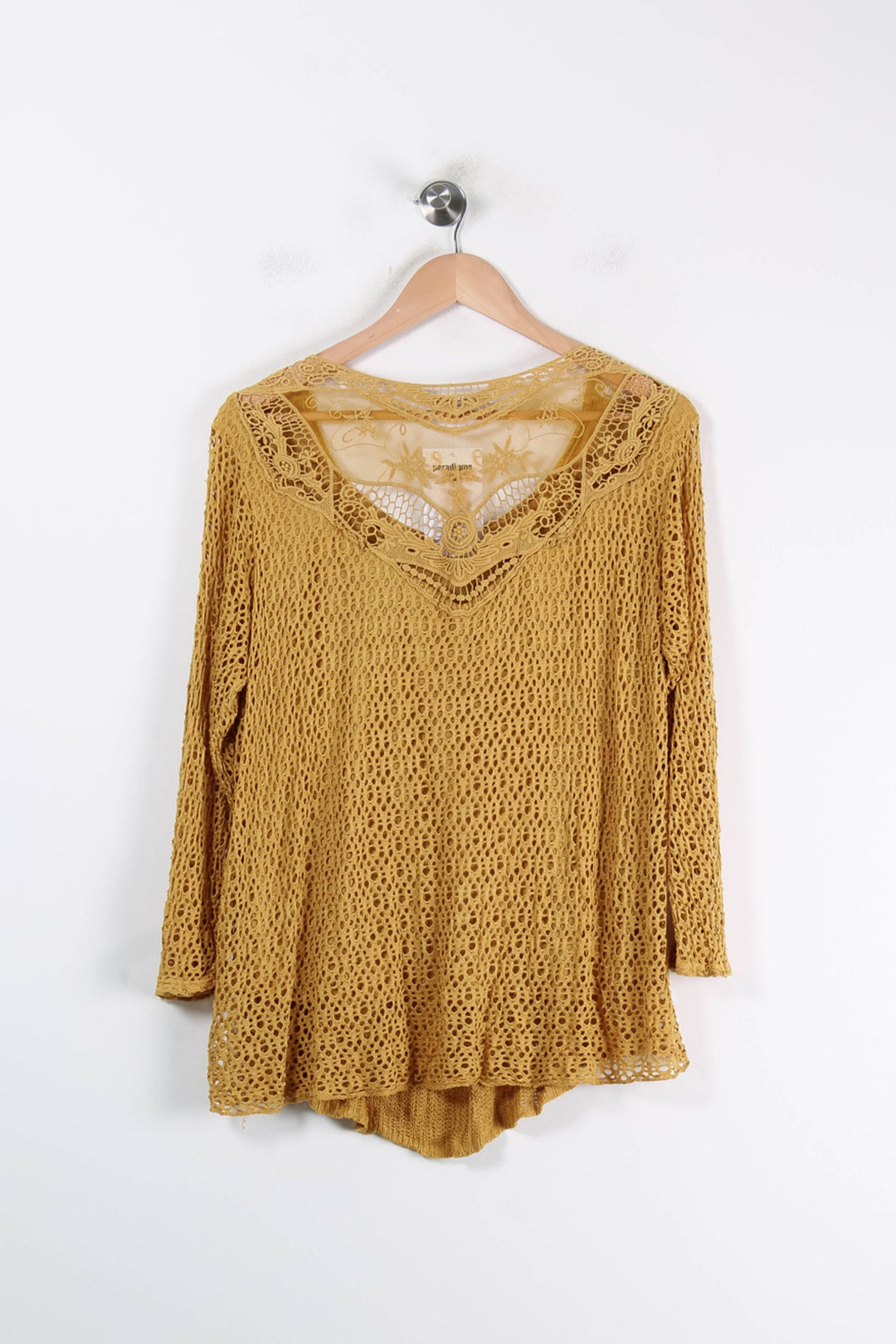 Blouse Jaune - Taille L/40 de la marque Sud express | PARAD84846 - Vendu par Paradigme - Image 4
