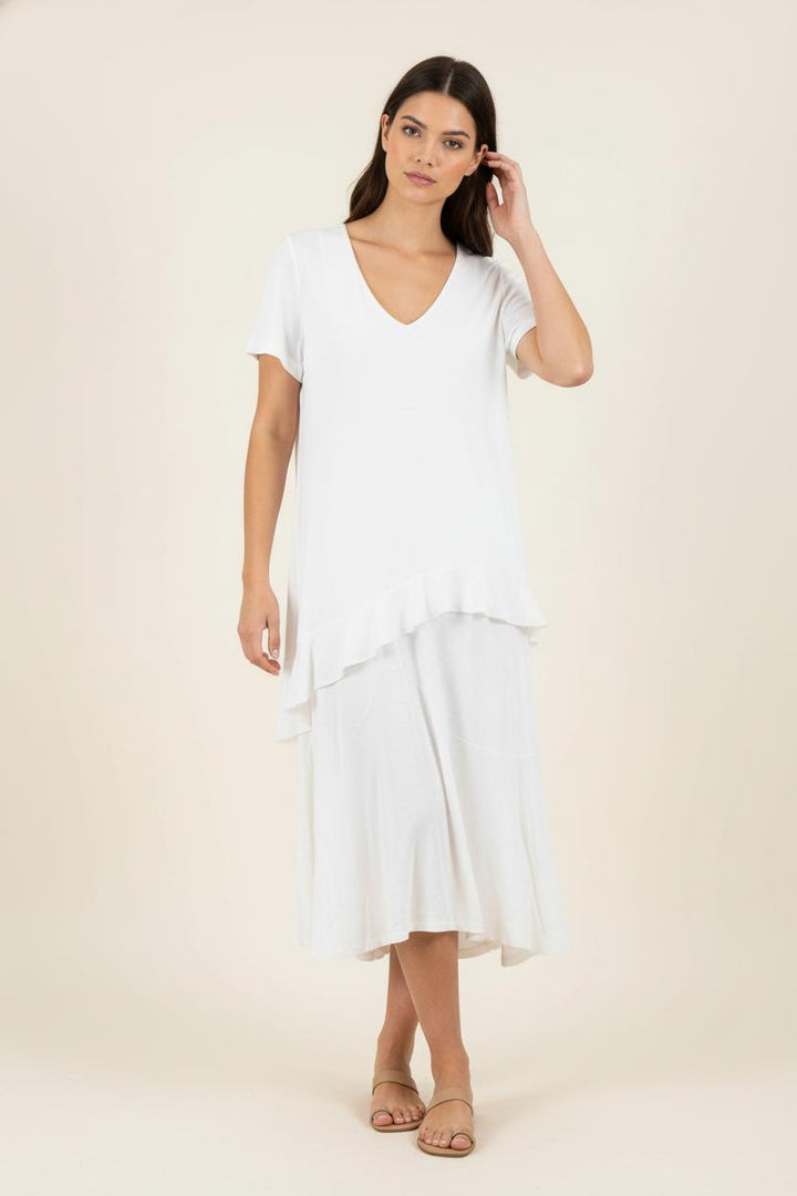 Robe Midi Blanche - Taille S/36 de la marque Vanessa Bruno - Athé | PARAD84858 - Vendu par Paradigme - Image 1