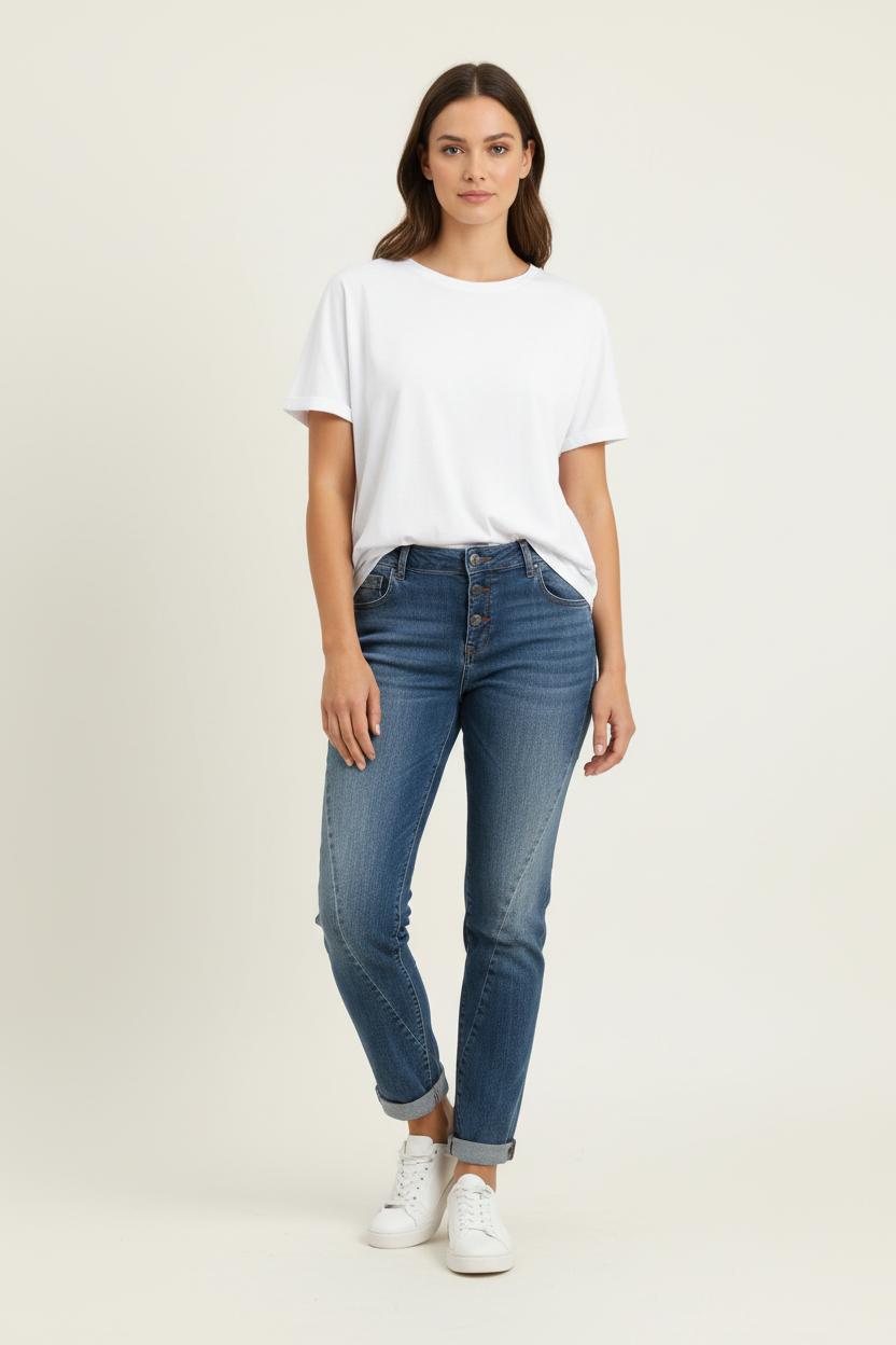 Jean Bleu - Taille M/38 de la marque La Fée Maraboutée | PARAD84872 - Vendu par Paradigme - Image 1