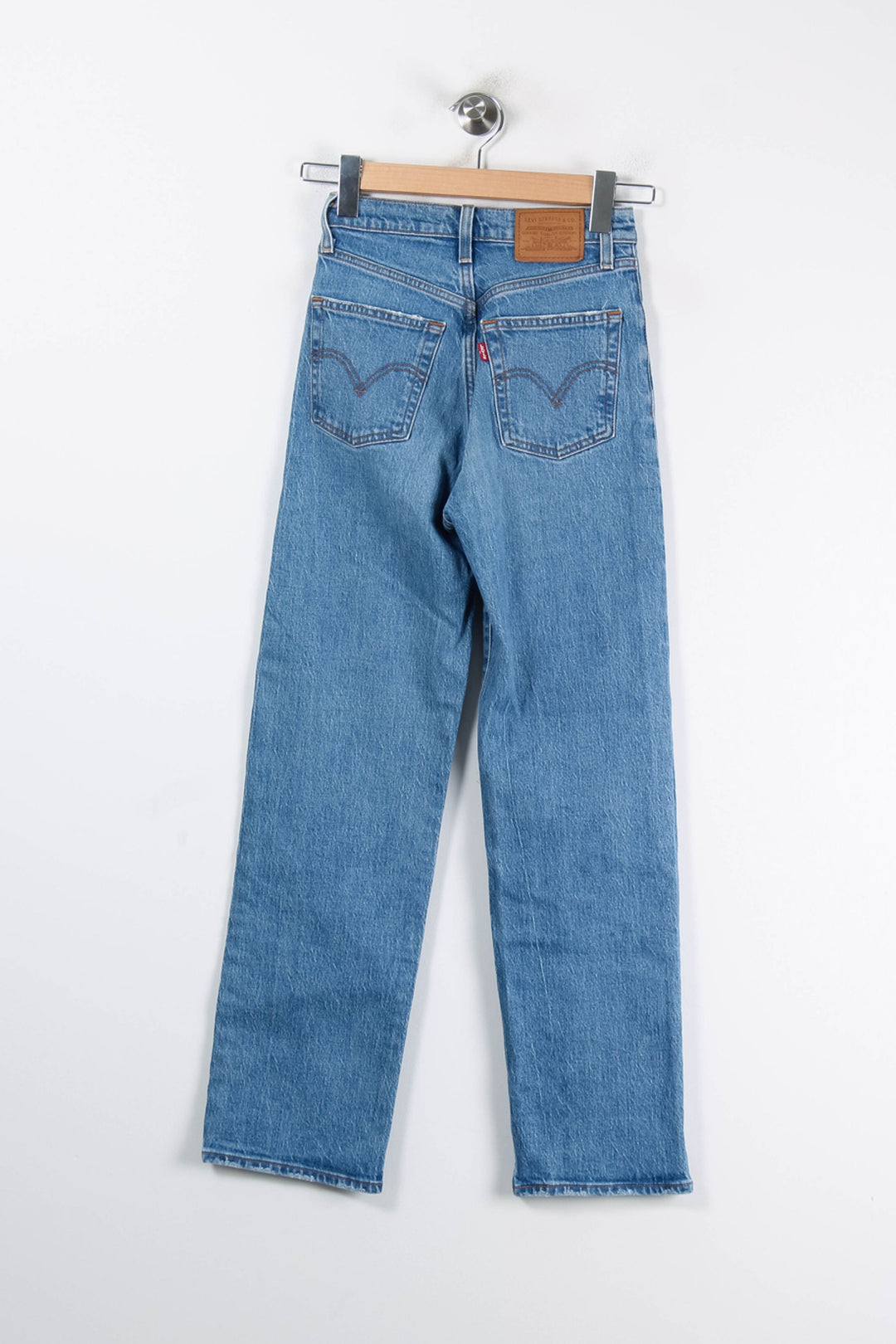 Jean Droit Bleu - Taille XS/34 de la marque Levi's | PARAD84883 - Vendu par Paradigme - Image 4