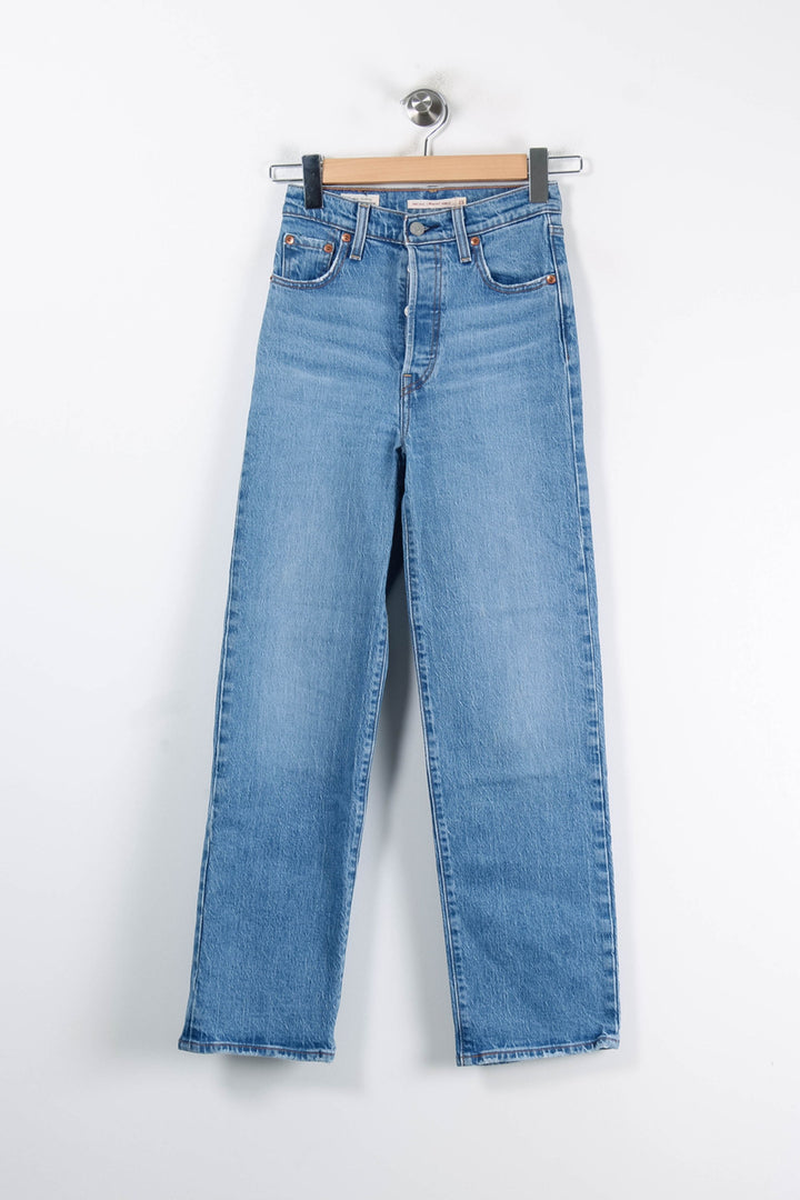 Jean Droit Bleu - Taille XS/34 de la marque Levi's | PARAD84883 - Vendu par Paradigme - Image 2