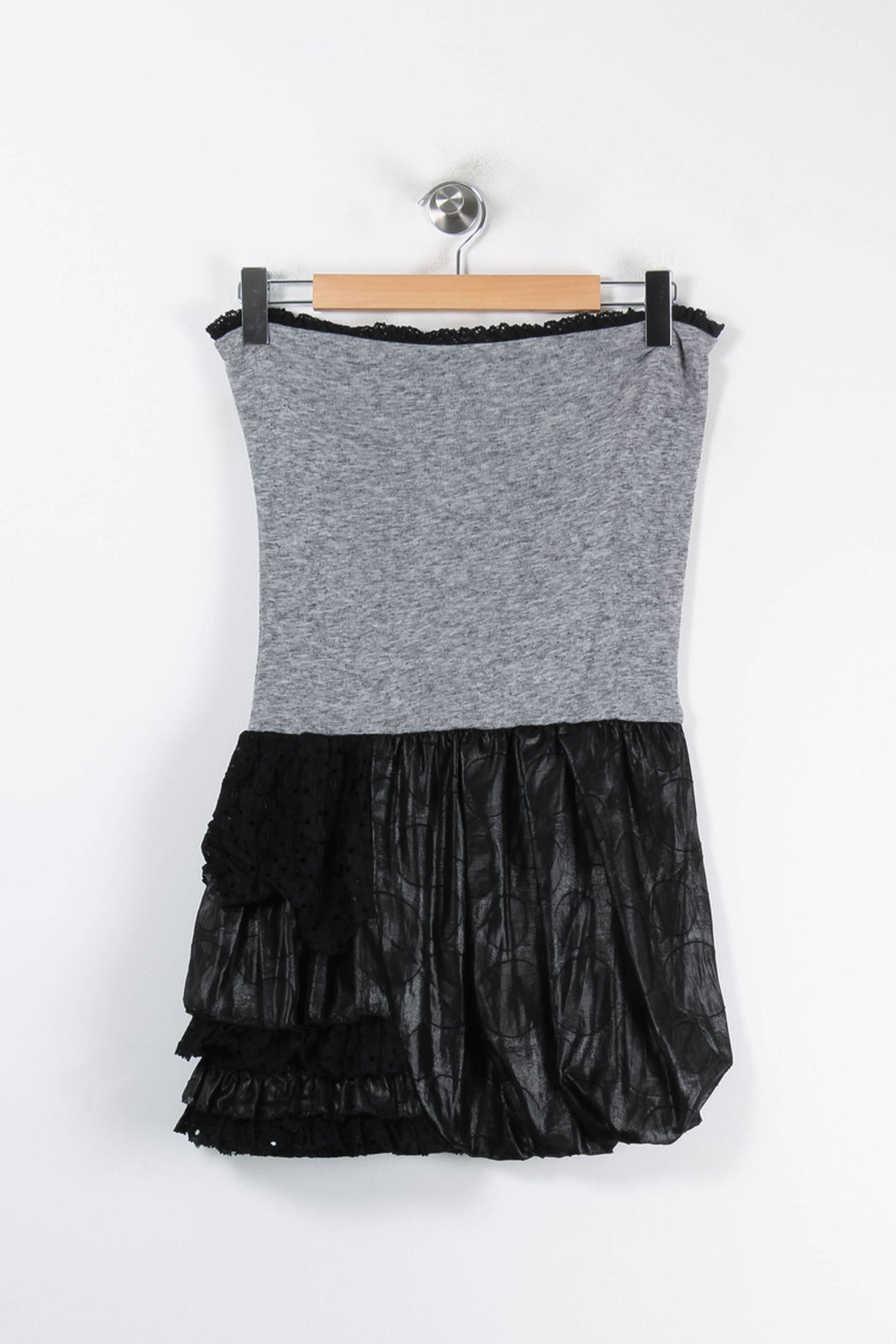 Robe Courte Grise et Noire - Taille L/40 de la marque One Step | PARAD84887 - Vendu par Paradigme - Image 4