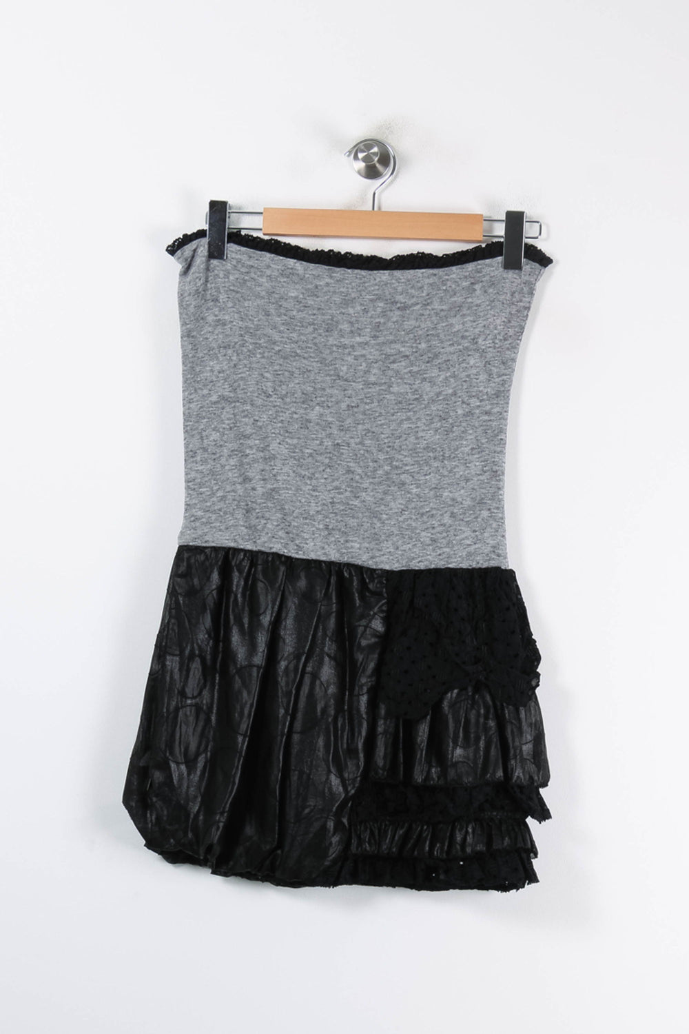 Robe Courte Grise et Noire - Taille L/40 de la marque One Step | PARAD84887 - Vendu par Paradigme - Image 2