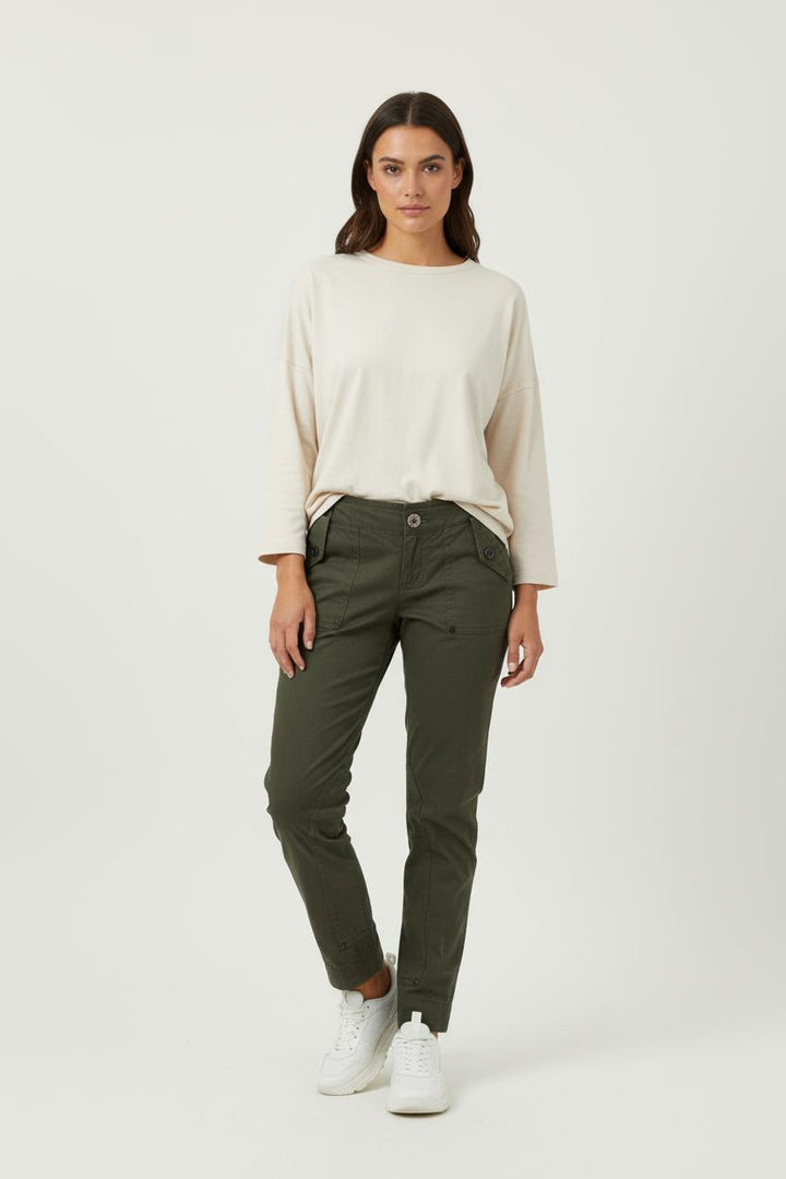 Pantalon Vert - Taille M/38 de la marque I.Code | PARAD84895 - Vendu par Paradigme - Image 1