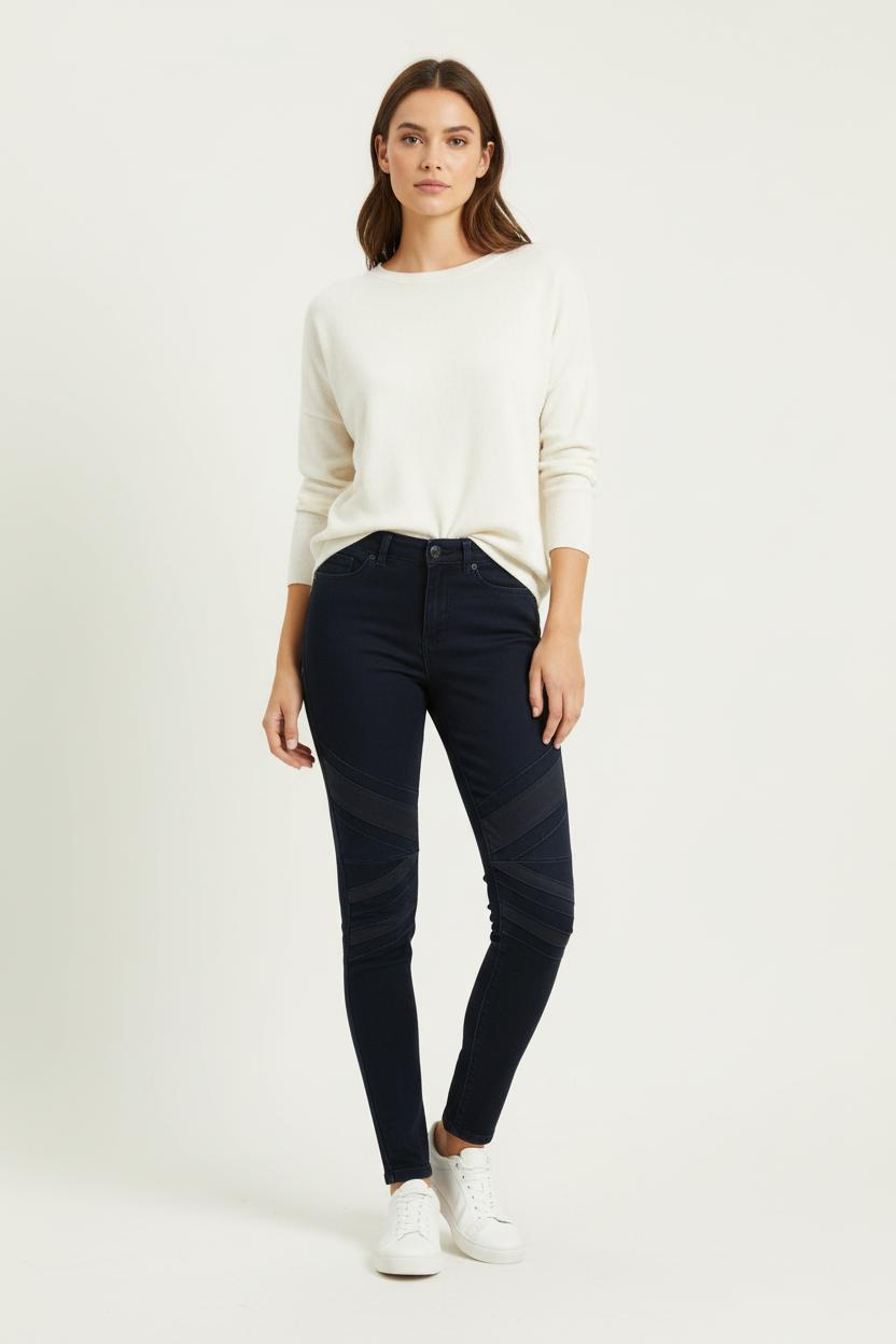 Jean Skinny Bleu - Taille XS/34 de la marque IKKS | PARAD84896 - Vendu par Paradigme - Image 1