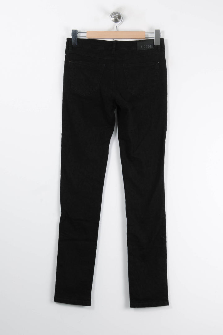 Jean Noir - Taille S/36 de la marque I.Code | PARAD84903 - Vendu par Paradigme - Image 4