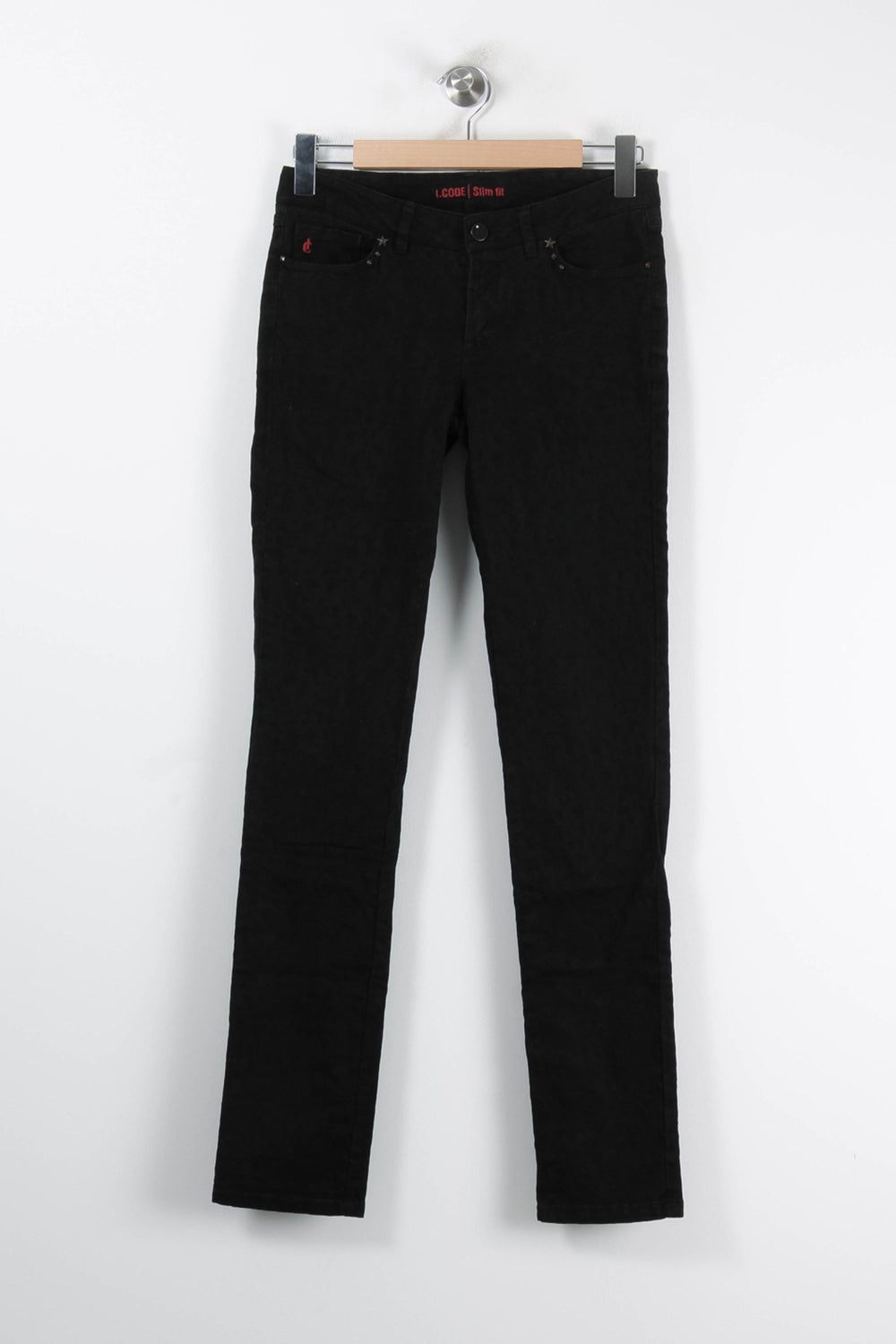 Jean Noir - Taille S/36 de la marque I.Code | PARAD84903 - Vendu par Paradigme - Image 2