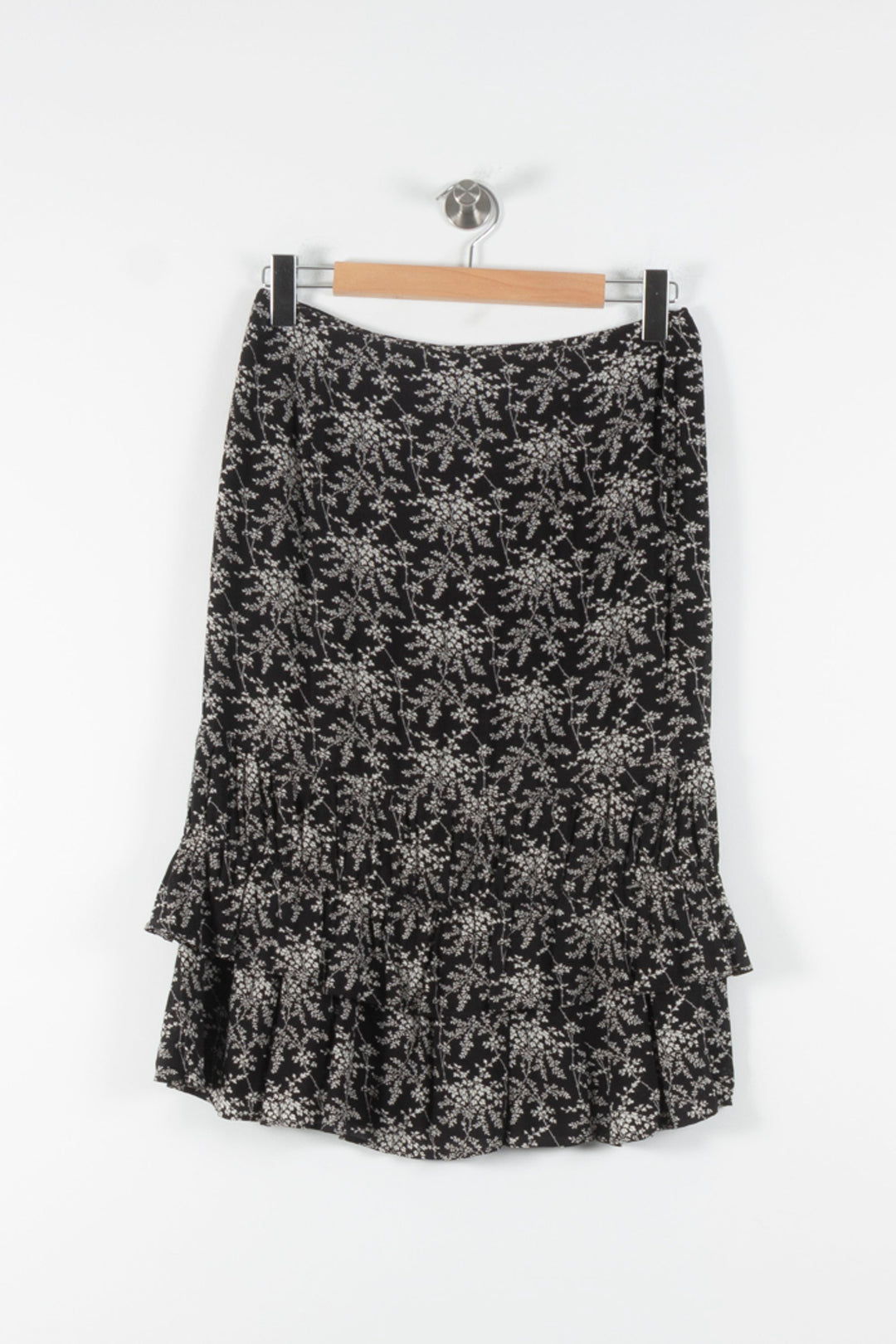 Jupe Midi Noire et Blanche - Taille M/38 de la marque Comptoir des Cotonniers | PARAD84904 - Vendu par Paradigme - Image 4