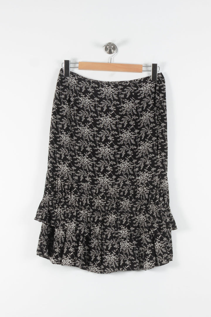 Jupe Midi Noire et Blanche - Taille M/38 de la marque Comptoir des Cotonniers | PARAD84904 - Vendu par Paradigme - Image 4