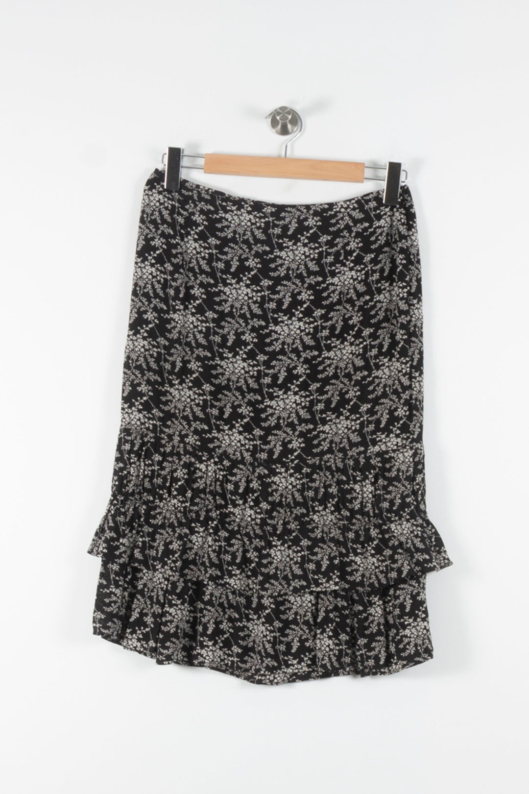Jupe Midi Noire et Blanche - Taille M/38 de la marque Comptoir des Cotonniers | PARAD84904 - Vendu par Paradigme - Image 2