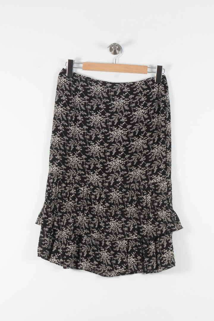 Jupe Midi Noire et Blanche - Taille M/38 de la marque Comptoir des Cotonniers | PARAD84904 - Vendu par Paradigme - Image 2