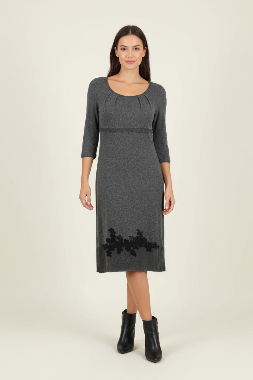 Robe Gris - Taille S/36 de la marque La Fée Maraboutée | PARAD84912 - Vendu par Paradigme - Image 1
