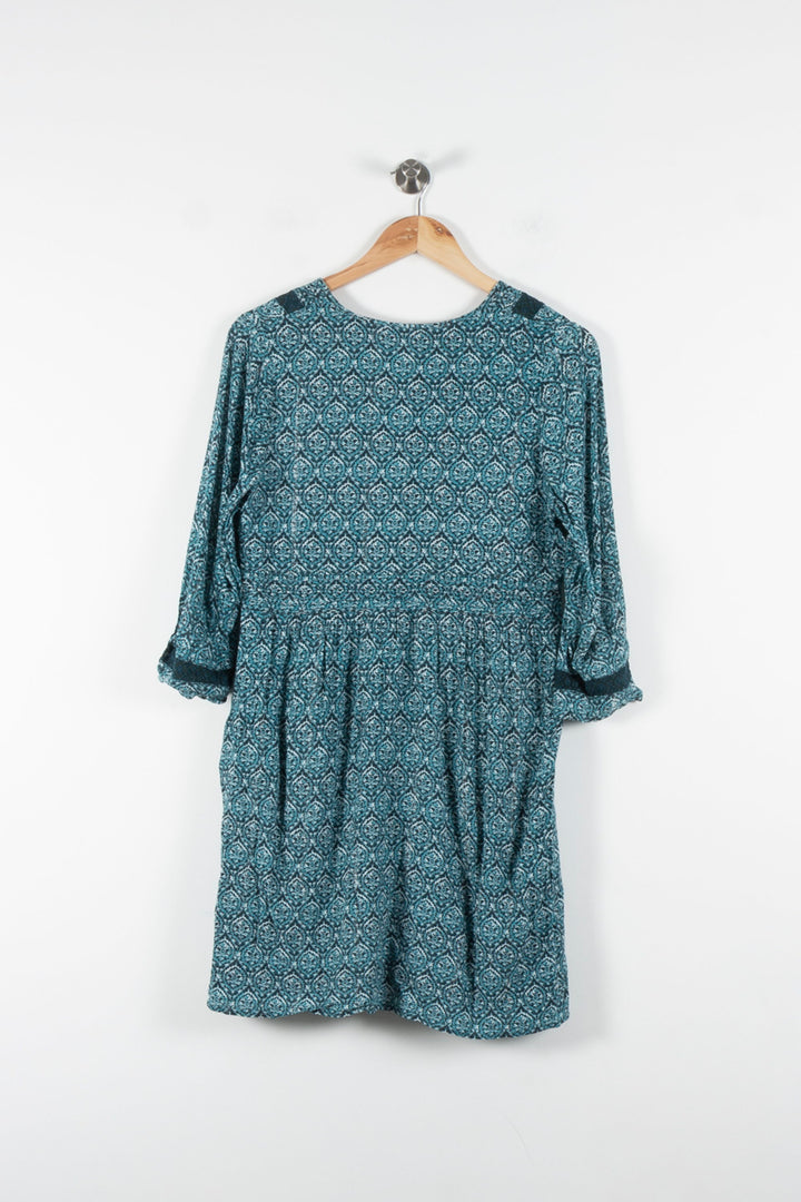 Robe Bleu à Motifs - Taille L/40 de la marque La Fée Maraboutée | PARAD84918 - Vendu par Paradigme - Image 4