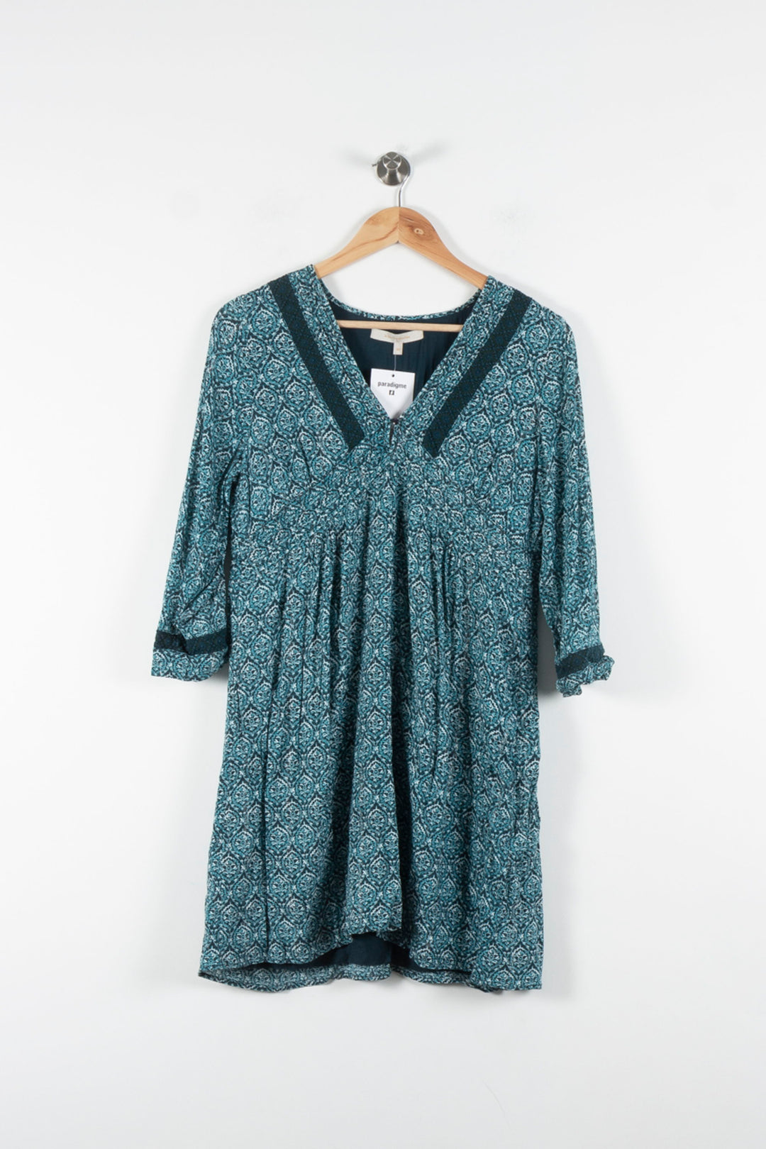 Robe Bleu à Motifs - Taille L/40 de la marque La Fée Maraboutée | PARAD84918 - Vendu par Paradigme - Image 2