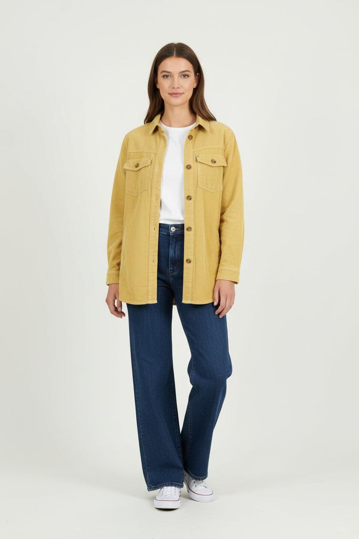 Surchemise Jaune - Taille S/36 de la marque Maison 123 | PARAD84930 - Vendu par Paradigme - Image 1