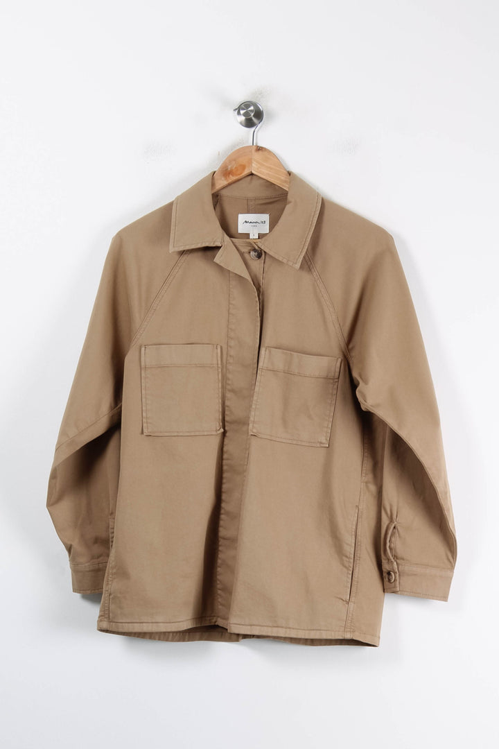 Surchemise Marron - Taille S/36 de la marque Maison 123 | PARAD84931 - Vendu par Paradigme - Image 2