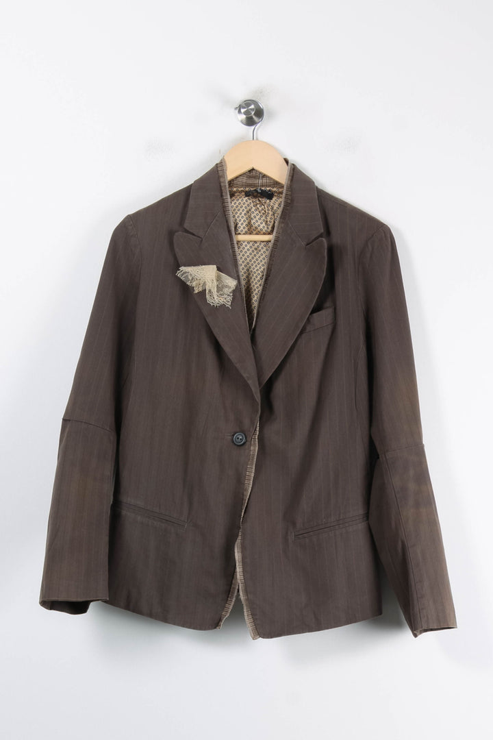 Blazer Marron - Taille M/38 de la marque One Step | PARAD84945 - Vendu par Paradigme - Image 2