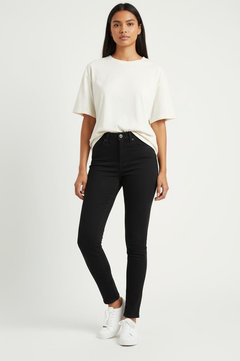 Jean Skinny Noir - Taille XS/34 de la marque Levi's | PARAD84953 - Vendu par Paradigme - Image 1