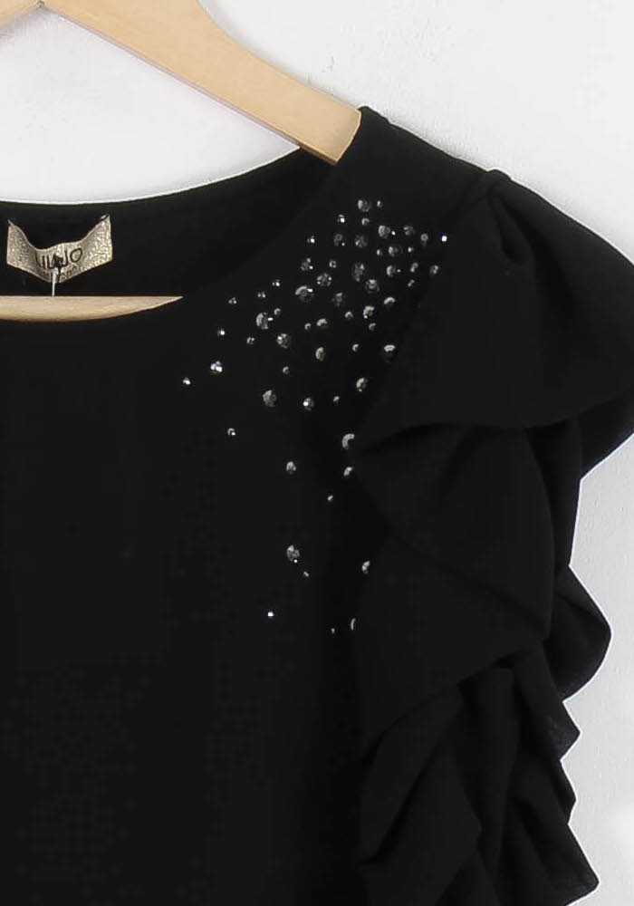 Blouse Noire - Taille M/38 de la marque Liu Jo | PARAD84955 - Vendu par Paradigme - Image 3