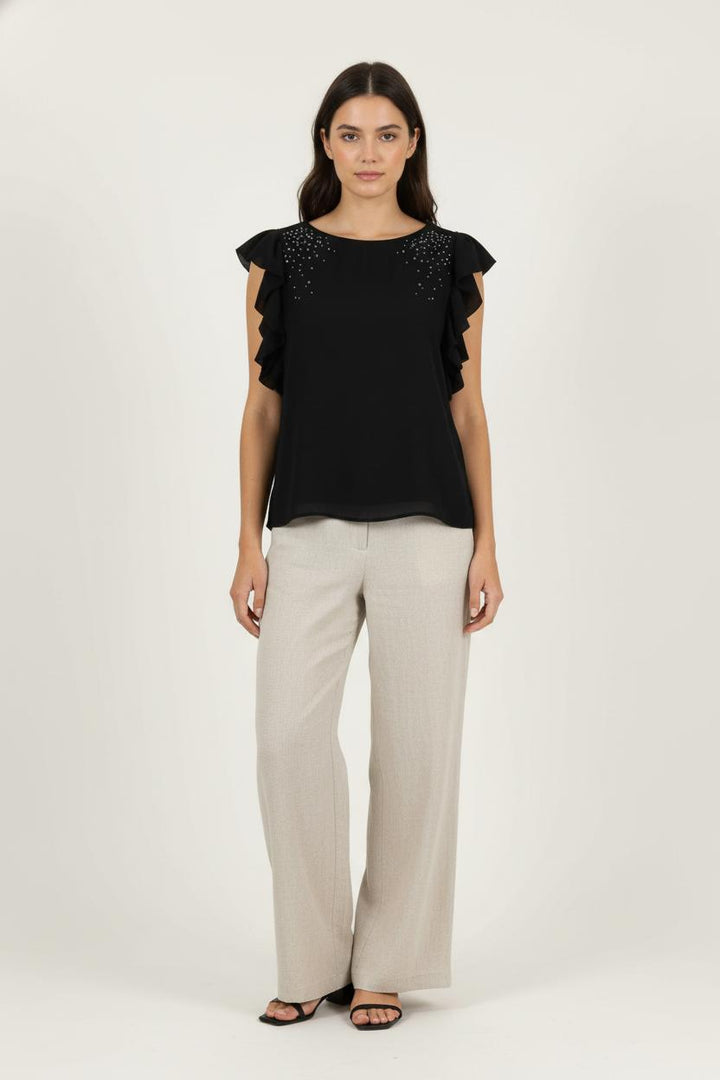 Blouse Noire - Taille M/38 de la marque Liu Jo | PARAD84955 - Vendu par Paradigme - Image 1