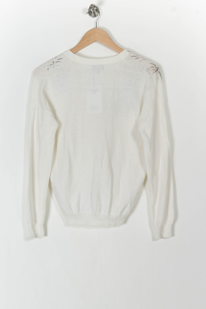 Cardigan Blanc et Noir - Taille S/36 de la marque Bérénice | PARAD84958 - Vendu par Paradigme - Image 4
