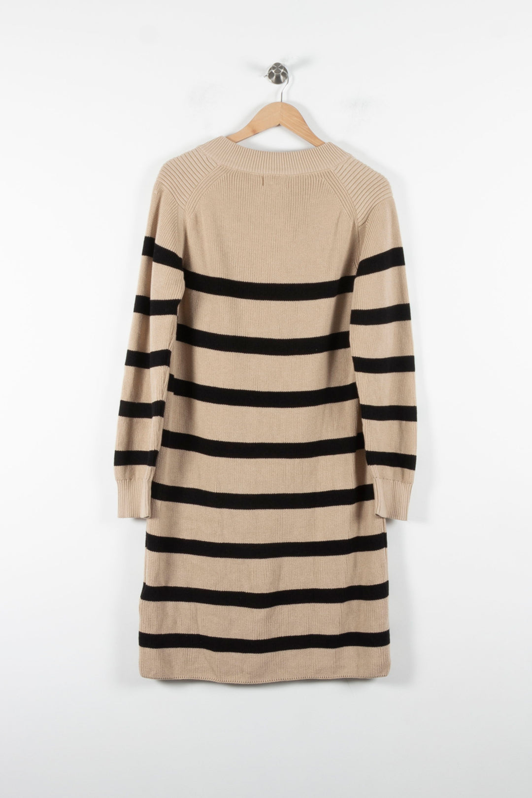 Robe Pull Beige et Noire - Taille S/36 de la marque Orta | PARAD84963 - Vendu par Paradigme - Image 4