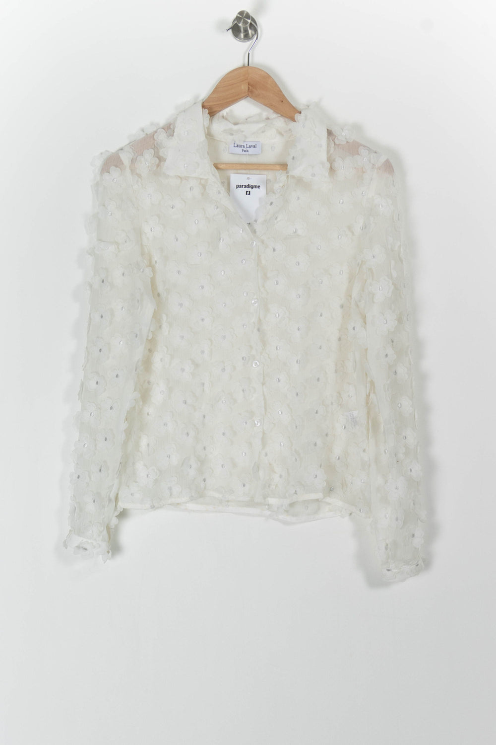 Chemise Blanche - Taille S/36 de la marque Laura Laval | PARAD84973 - Vendu par Paradigme - Image 2