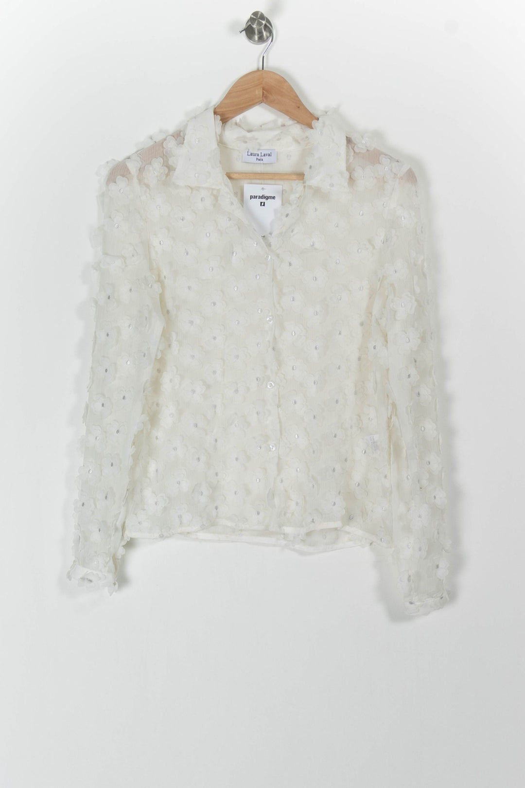Chemise Blanche - Taille S/36 de la marque Laura Laval | PARAD84973 - Vendu par Paradigme - Image 2