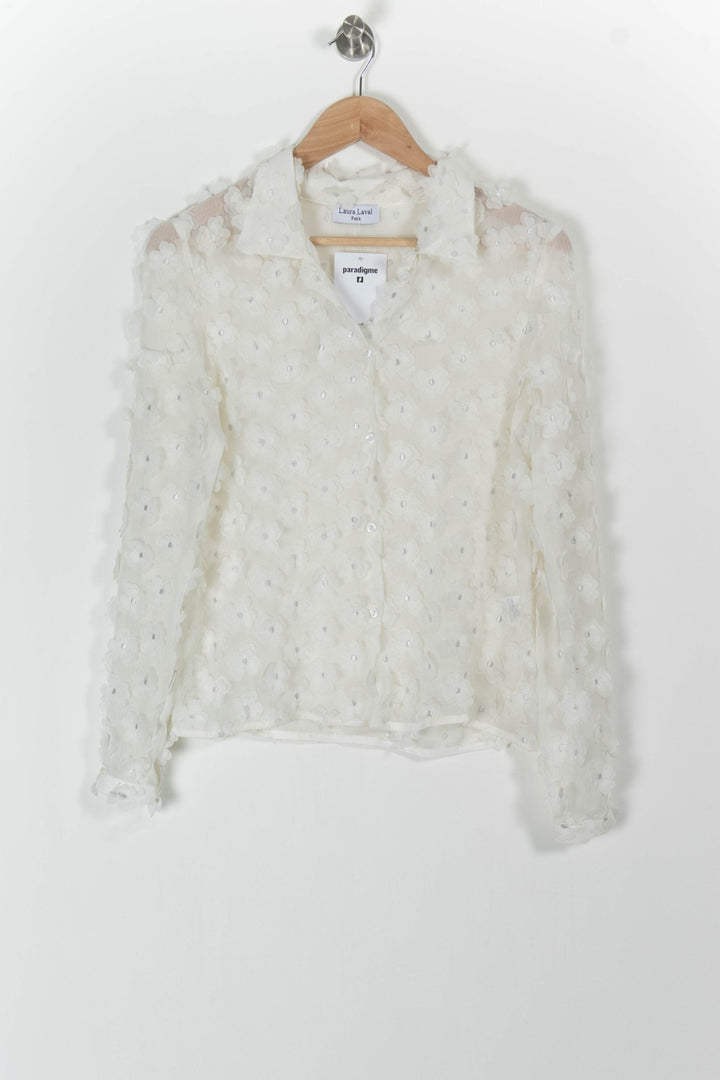 Chemise Blanche - Taille S/36 de la marque Laura Laval | PARAD84973 - Vendu par Paradigme - Image 2