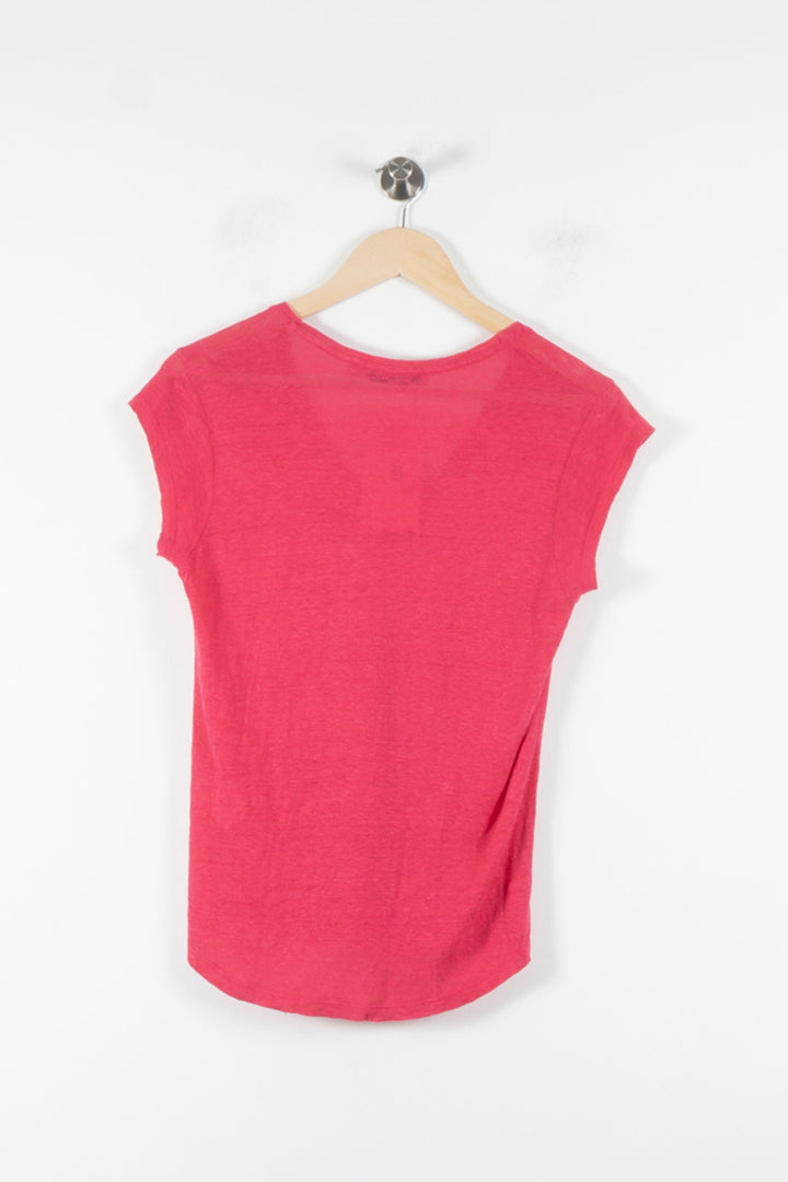 Tee-shirt Rose - Taille S/36 de la marque La Fée Maraboutée | PARAD84975 - Vendu par Paradigme - Image 4