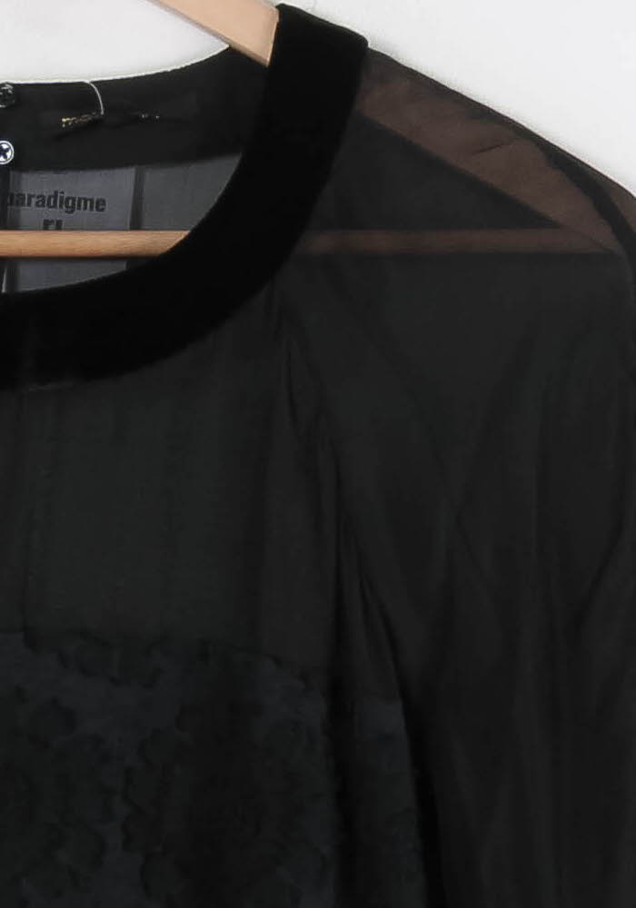 Robe Droite Noire - Taille L/40 de la marque Maje | PARAD84983 - Vendu par Paradigme - Image 3