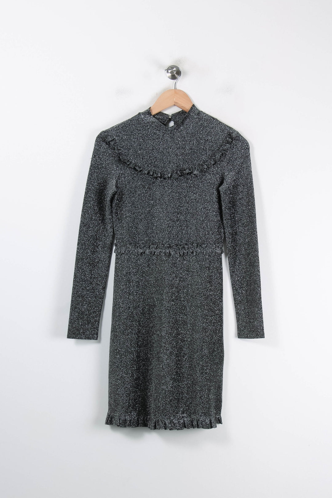 Robe Courte Grise - Taille S/36 de la marque Maje | PARAD84987 - Vendu par Paradigme - Image 4