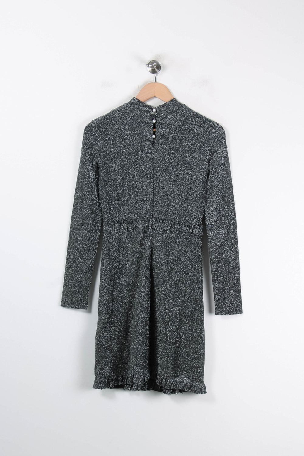 Robe Courte Grise - Taille S/36 de la marque Maje | PARAD84987 - Vendu par Paradigme - Image 2