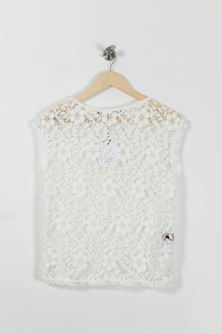 Débardeur Blanc - Taille M/38 de la marque Comptoir des Cotonniers | PARAD84988 - Vendu par Paradigme - Image 4