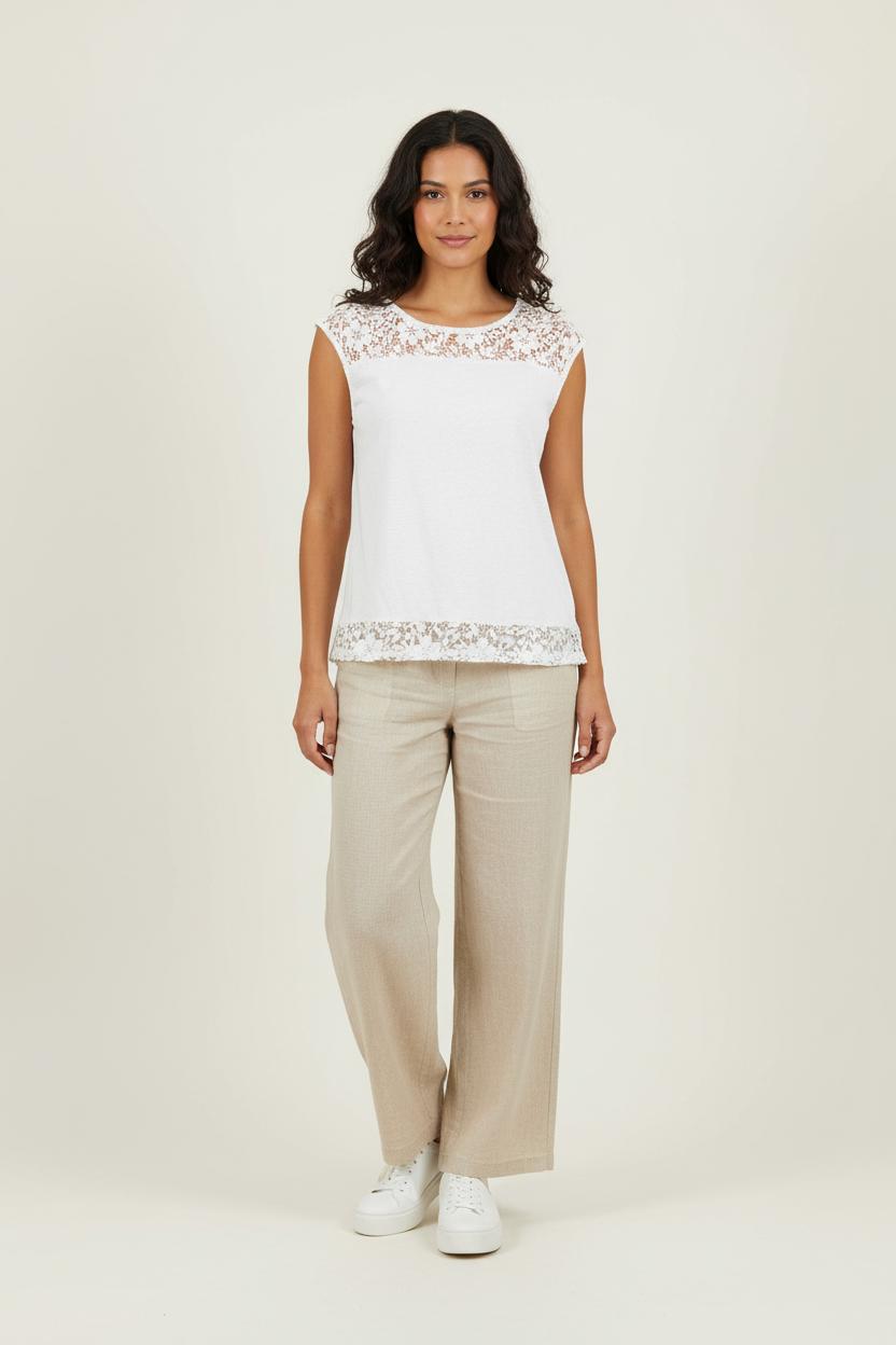 Débardeur Blanc - Taille M/38 de la marque Comptoir des Cotonniers | PARAD84988 - Vendu par Paradigme - Image 1