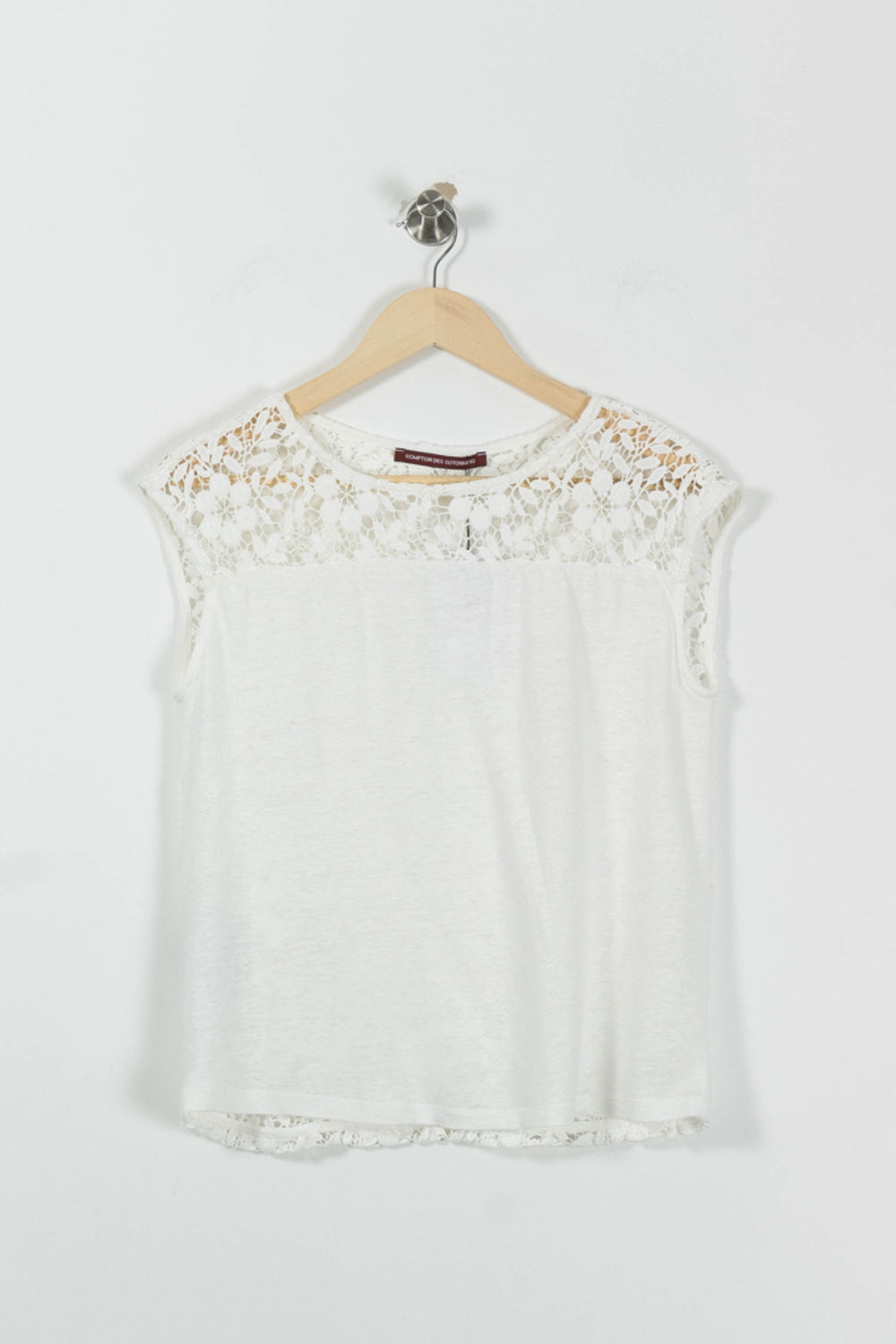 Débardeur Blanc - Taille M/38 de la marque Comptoir des Cotonniers | PARAD84988 - Vendu par Paradigme - Image 2