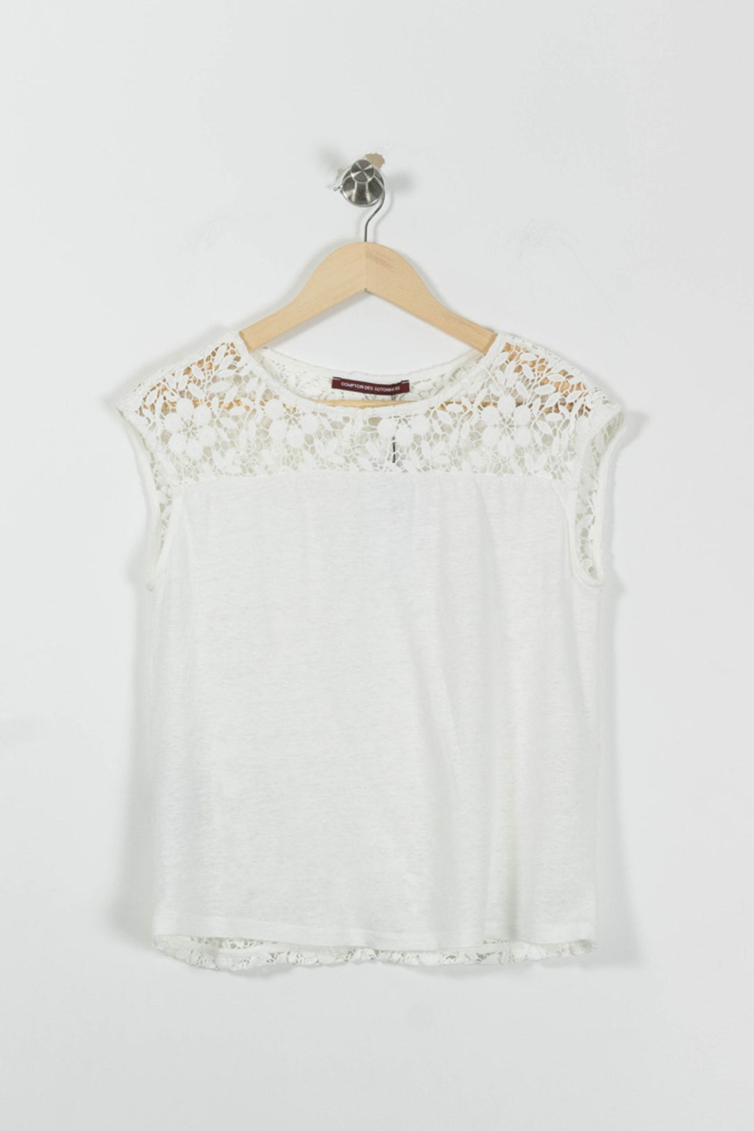 Débardeur Blanc - Taille M/38 de la marque Comptoir des Cotonniers | PARAD84988 - Vendu par Paradigme - Image 2