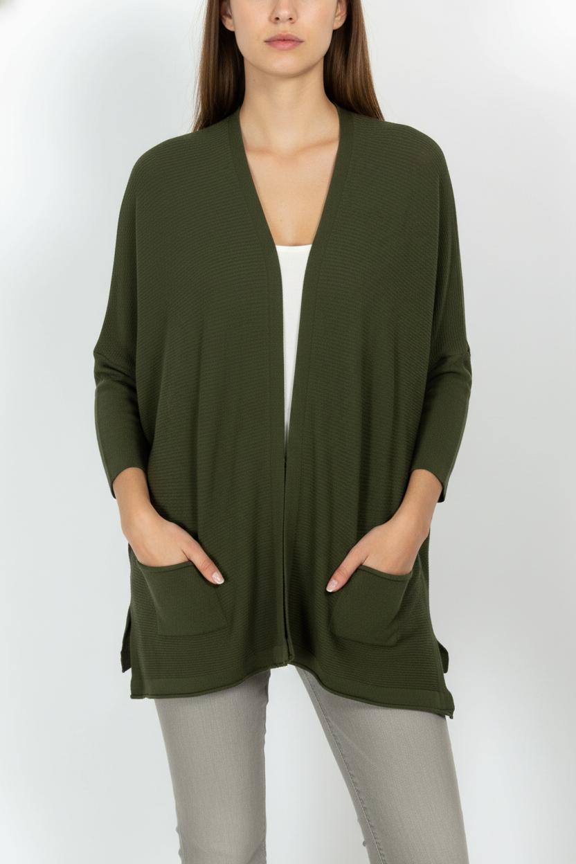 Cardigan Vert - Taille XS/34 de la marque La Fée Maraboutée | PARAD84996 - Vendu par Paradigme - Image 1