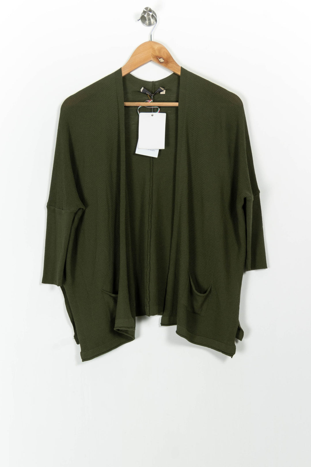Cardigan Vert - Taille XS/34 de la marque La Fée Maraboutée | PARAD84996 - Vendu par Paradigme - Image 2
