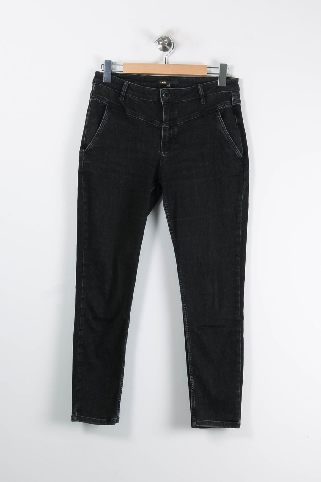 Jean Noir - Taille L/40 de la marque Maje | PARAD84998 - Vendu par Paradigme - Image 2